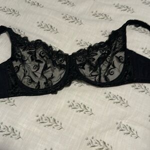 Soma black lace bra 38C